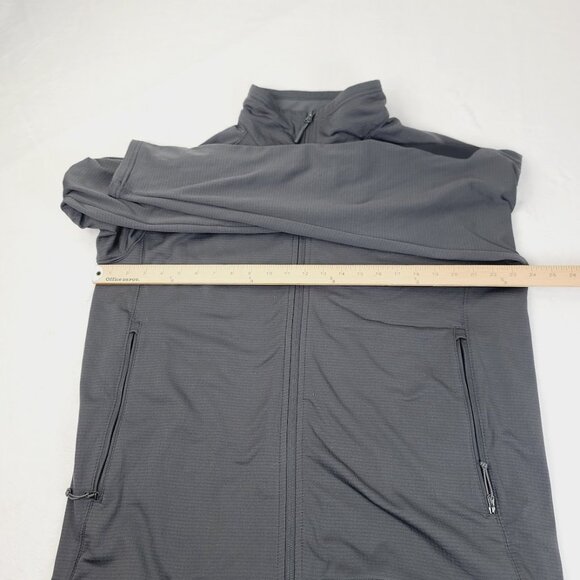 The North Face Men's Gray Long Sleeve Mock Neck Windrunner Fleece Jacket Size XL - Picture 3 of 7